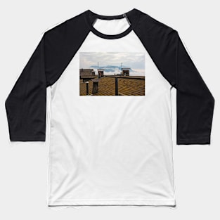 Rooftops in Sauris di Sopra, Italy Baseball T-Shirt